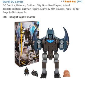 Epic Gotham City Guardian Playset , 4 in 1 toy